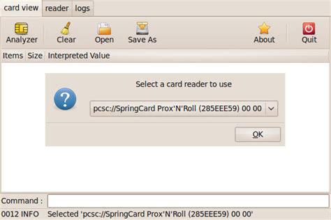 smart card reader gui|Cardpeek – open source tool to read the content of .